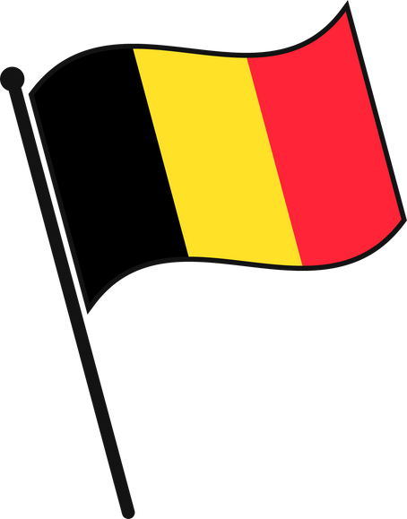 Simple flag of Belgium